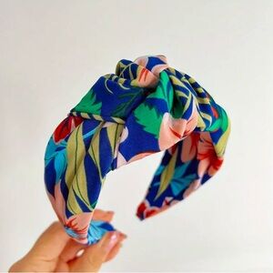 Headband Floral Print Wide Headband, NEW